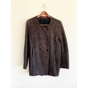 COMPTOIR DES COTONNIERS MUDRA 3/4 LENGTH COAT/JACKET - cotton/viscose -  sz 4/6